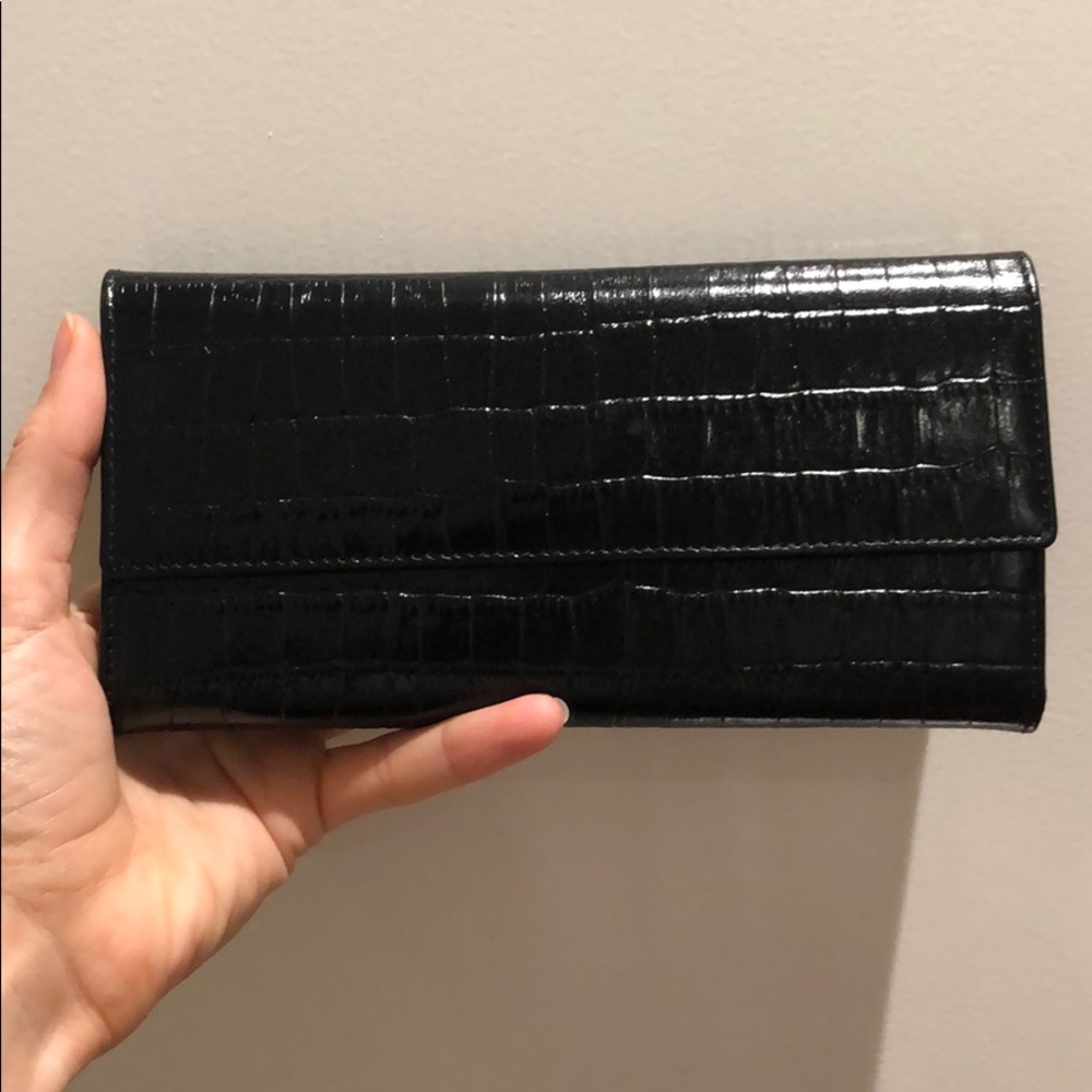 Neiman Marcus Faux Leather Wallet